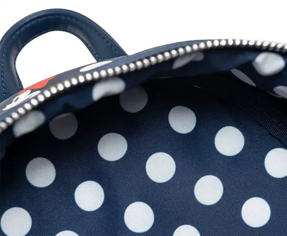 Mini sac à dos Bleu Minnie Mouse à Pois Impression Intégrale Loungefly
