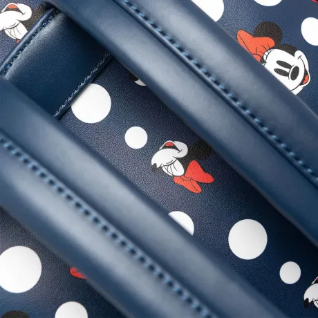 Mini sac à dos Bleu Minnie Mouse à Pois Impression Intégrale Loungefly