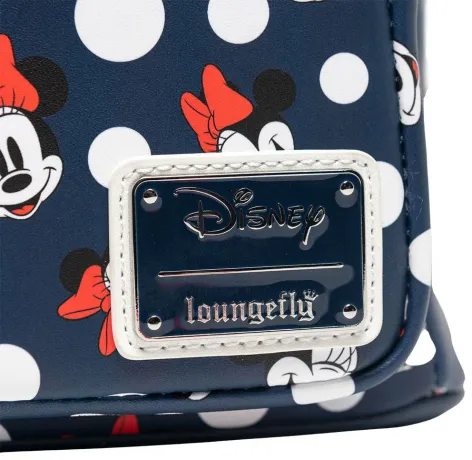 Mini sac à dos Bleu Minnie Mouse à Pois Impression Intégrale Loungefly