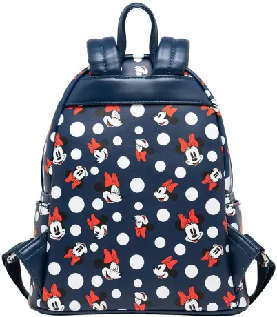 Mini sac à dos Bleu Minnie Mouse à Pois Impression Intégrale Loungefly