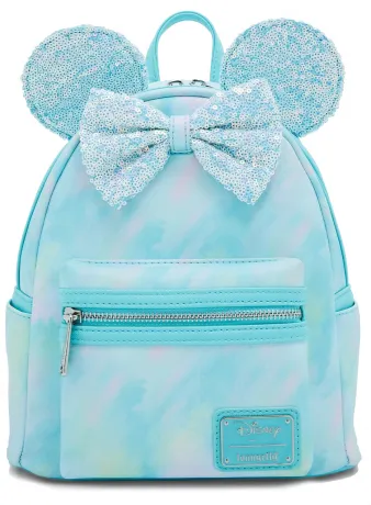 Mini sac à dos Minnie Mouse avec un Nœud Sequin Loungefly