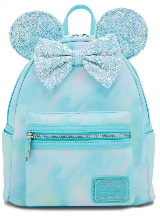 Mini sac à dos Minnie Mouse avec un Nœud Sequin Loungefly