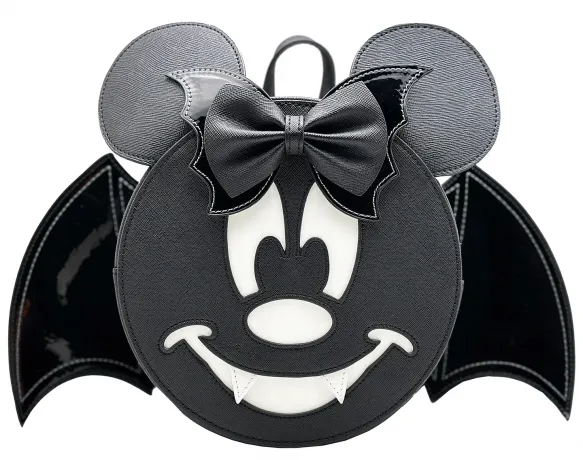Mini sac à dos Minnie Mouse Chauve-souris Glow Loungefly