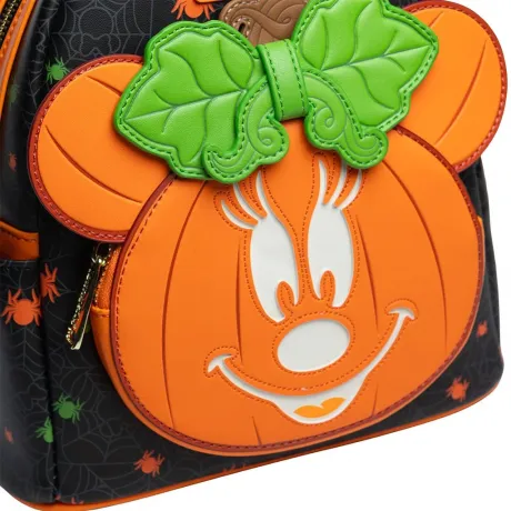 Mini sac à dos Minnie Mouse Citrouille Glow Loungefly