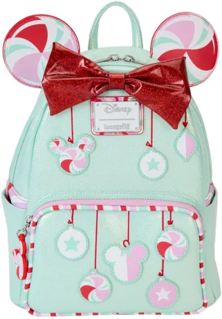Mini sac à dos Minnie Mouse Décoration Noël Menthe Loungefly