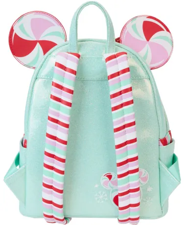 Mini sac à dos Minnie Mouse Décoration Noël Menthe Loungefly