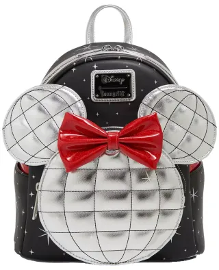 Mini sac à dos Minnie Mouse Disco Métallique Loungefly