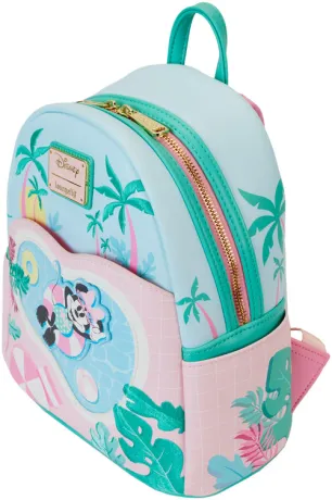Mini sac à dos Minnie Mouse en Vacances au bord de la piscine Loungefly