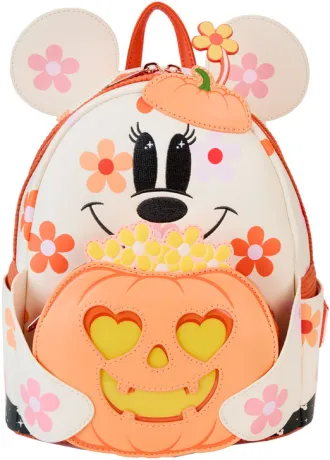 Mini sac à dos Minnie Mouse Floral Fantôme Cosplay Light Up Glow Loungefly