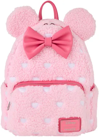 Mini sac à dos Minnie Mouse Fraise Peluche Loungefly