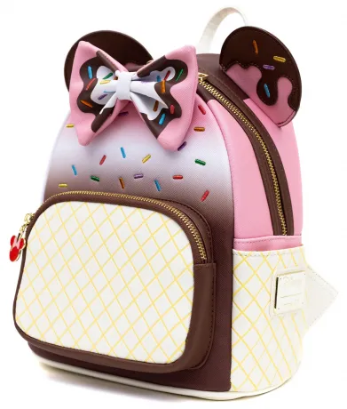 Mini sac à dos Minnie Mouse Glace Napolitaine Loungefly