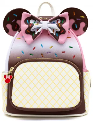 Mini sac à dos Minnie Mouse Glace Napolitaine Loungefly