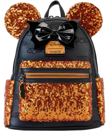 Mini sac à dos Minnie Mouse Halloween Sequin Loungefly