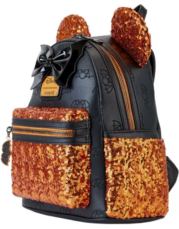 Mini sac à dos Minnie Mouse Halloween Sequin Loungefly