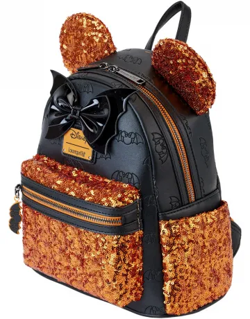 Mini sac à dos Minnie Mouse Halloween Sequin Loungefly