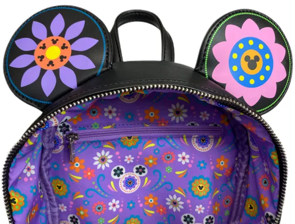 Mini sac à dos Minnie Mouse Jour des morts Crâne de Sucre Cosplay Loungefly