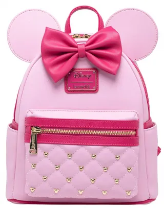 Mini sac à dos Minnie Mouse Macaron à la fraise Loungefly