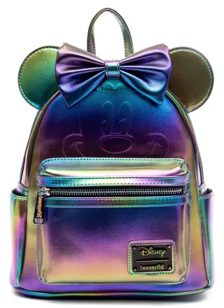 Mini sac à dos Minnie Mouse Nappe de Pétrole Loungefly