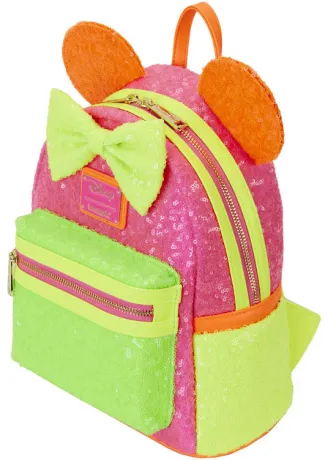 Mini sac à dos Minnie Mouse Neon Sequin Loungefly