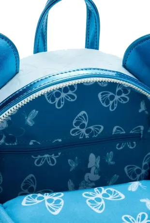 Mini sac à dos Minnie Mouse Papillon Bleu Loungefly