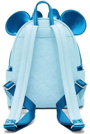 Mini sac à dos Minnie Mouse Papillon Bleu Loungefly