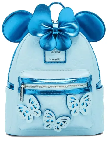 Mini sac à dos Minnie Mouse Papillon Bleu Loungefly