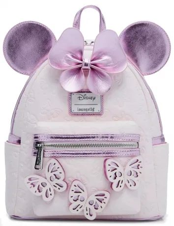 Mini sac à dos Minnie Mouse Papillon Rose Loungefly