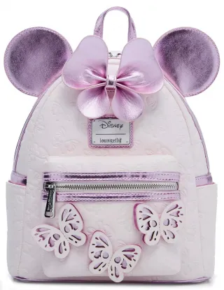 Mini sac à dos Minnie Mouse Papillon Rose Loungefly