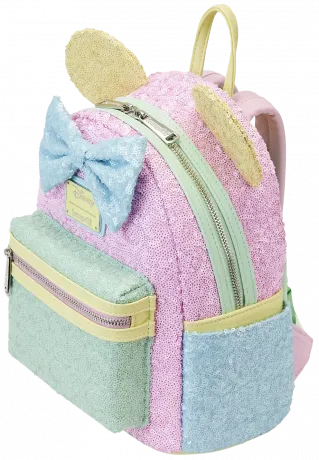 Mini sac à dos Minnie Mouse Pastel Sequin Loungefly