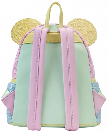 Mini sac à dos Minnie Mouse Pastel Sequin Loungefly