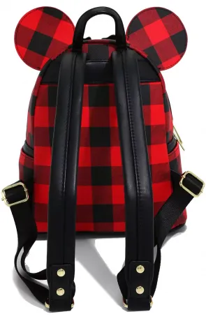 Mini sac à dos Minnie Mouse Plaid Noël Loungefly