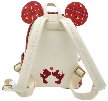 Mini sac à dos Minnie Mouse Plaid Sequin Loungefly