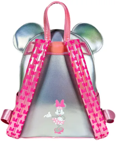 Mini sac à dos Minnie Mouse Platine Loungefly