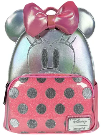 Mini sac à dos Minnie Mouse Platine Loungefly