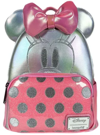 Mini sac à dos Minnie Mouse Platine Loungefly