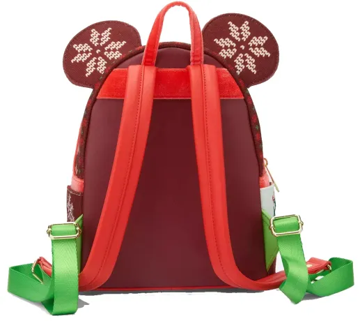Mini sac à dos Minnie Mouse Pull de Noël Loungefly