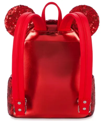 Mini sac à dos Minnie Mouse Rouge Sequin Loungefly