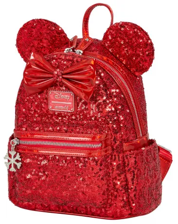 Mini sac à dos Minnie Mouse Rouge Sequin Loungefly
