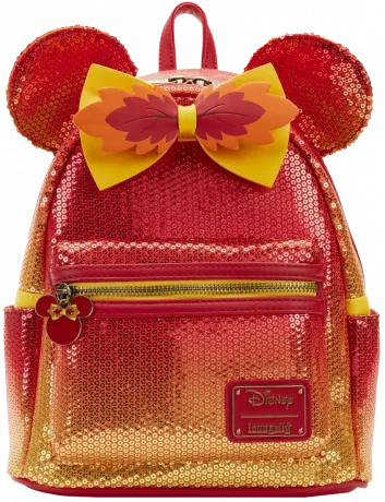 Mini sac à dos Minnie Sequin Ombre d&#039;Automne Loungefly