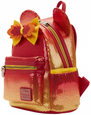 Mini sac à dos Minnie Sequin Ombre d&#039;Automne Loungefly