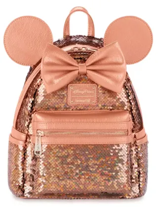 Mini sac à dos Minnie Mouse Sequin Pêche Loungefly