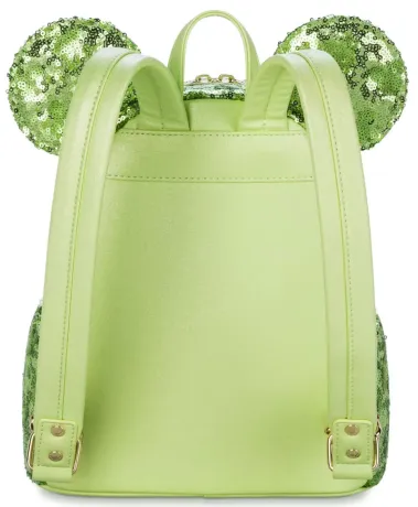 Mini sac à dos Minnie Mouse Sequin Vert Loungefly