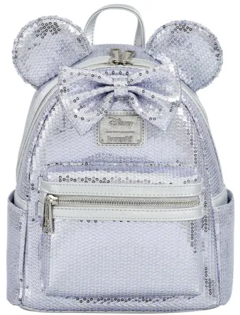 Mini sac à dos Minnie Mouse Sequin Violet Loungefly