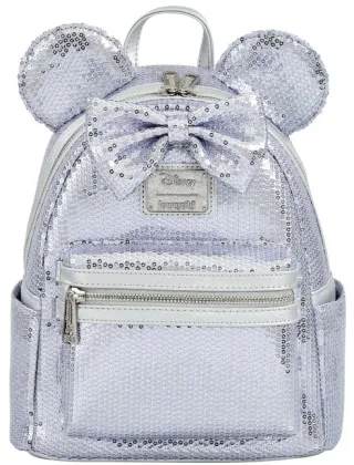 Mini sac à dos Minnie Mouse Sequin Violet Loungefly