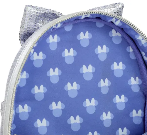 Mini sac à dos Minnie Mouse Sequin Violet Loungefly