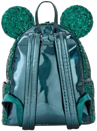 Mini sac à dos Minnie Mouse Sequin Vert Loungefly