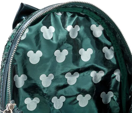 Mini sac à dos Minnie Mouse Sequin Vert Loungefly