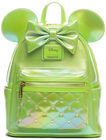 Mini sac à dos Minnie Mouse Série Classique Émeraude Iridescent Loungefly