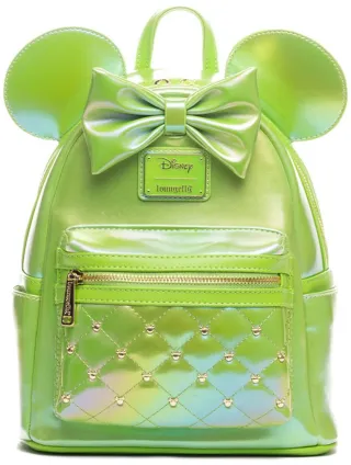 Mini sac à dos Minnie Mouse Série Classique Émeraude Iridescent Loungefly