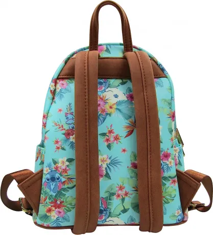 Mini sac à dos Mint Floral Impression Intégrale Loungefly
